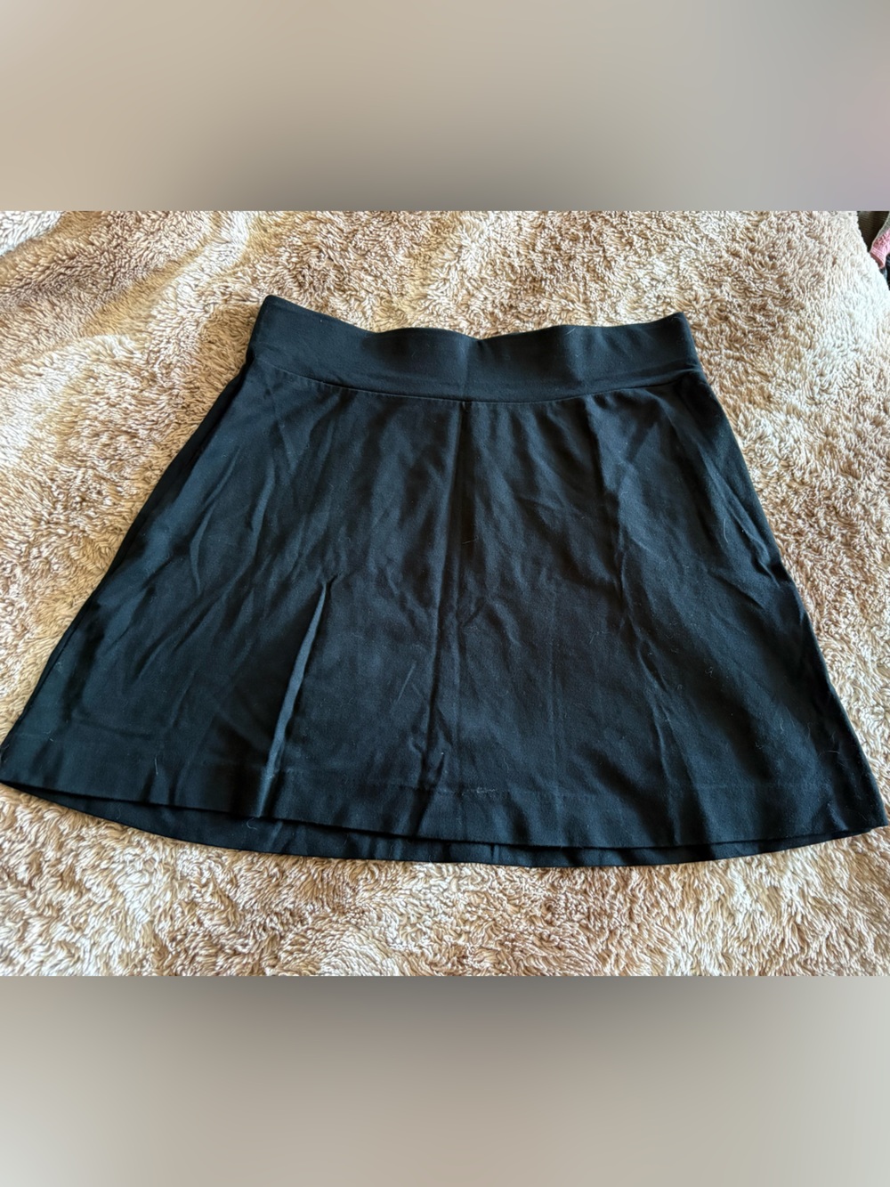 J. Jill Black ponte mini Skirt